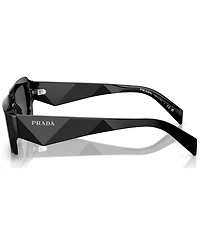 Prada Irregular Low Bridge Men's Sunglasses, Pr 27ZSF