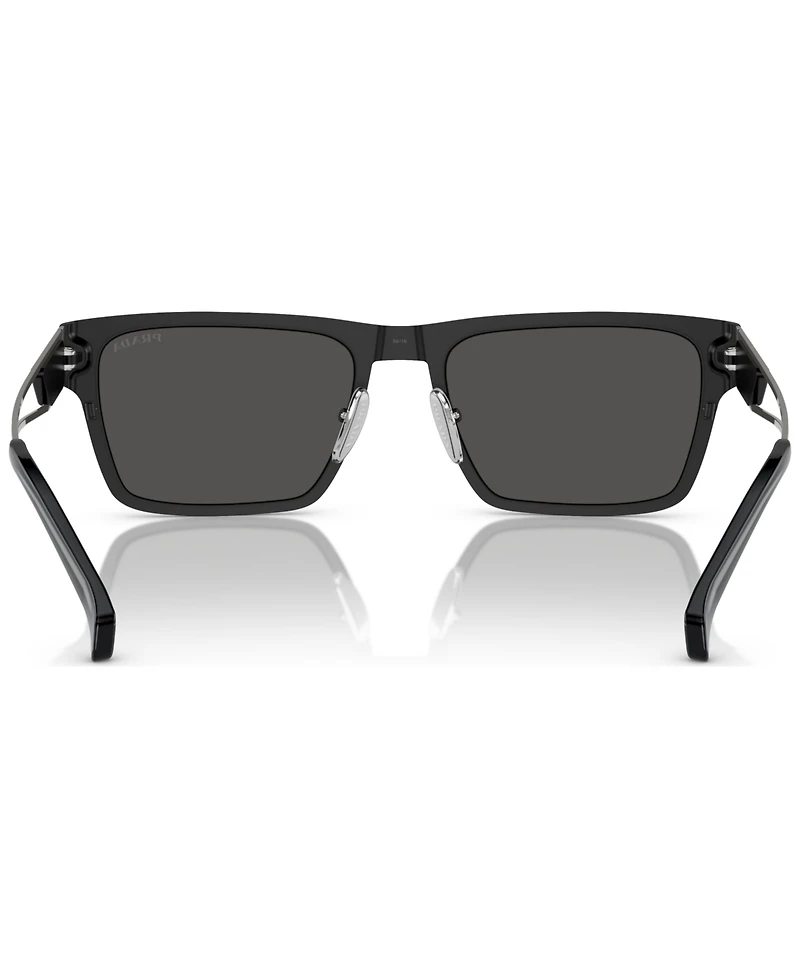 Prada Rectangular Men's Sunglasses, Pr 71ZS