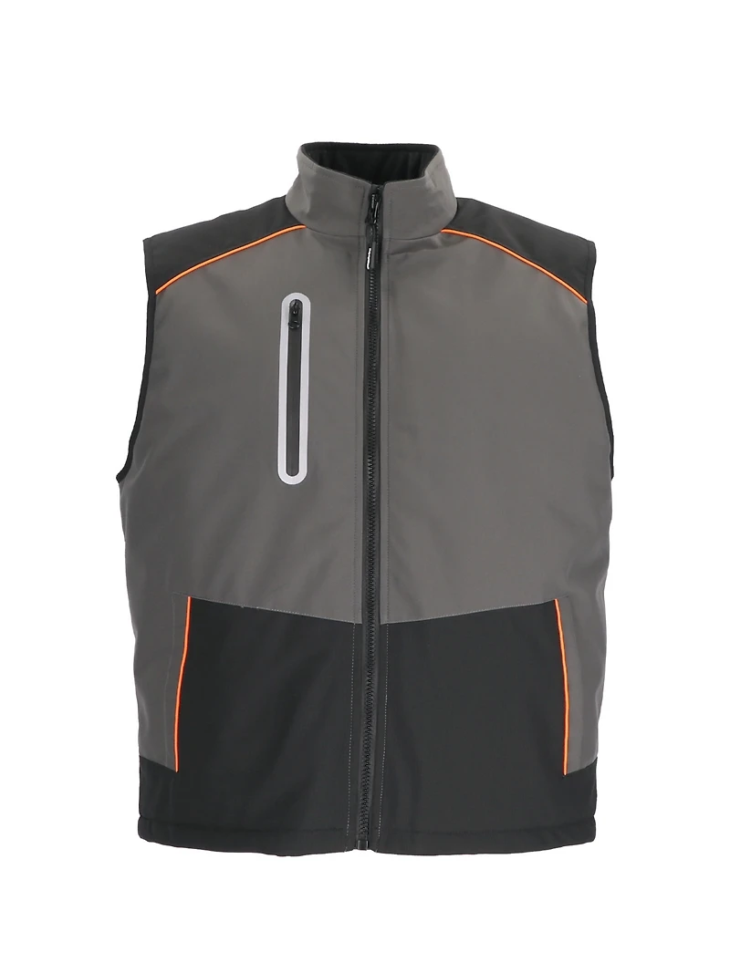 RefrigiWear Big & Tall PolarForce Vest Insulated Winter Vest, Lightweight Cold-Weather Layer