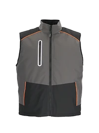 RefrigiWear Big & Tall PolarForce Vest Insulated Winter Vest, Lightweight Cold-Weather Layer