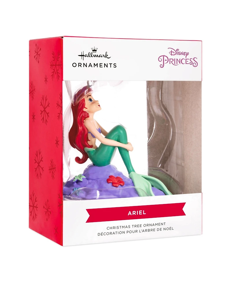 Hallmark Christmas Ornament Disney the Little Mermaid Ariel on Rock