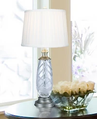 Dale Tiffany Lake Butler Lead Crystal Table Lamp