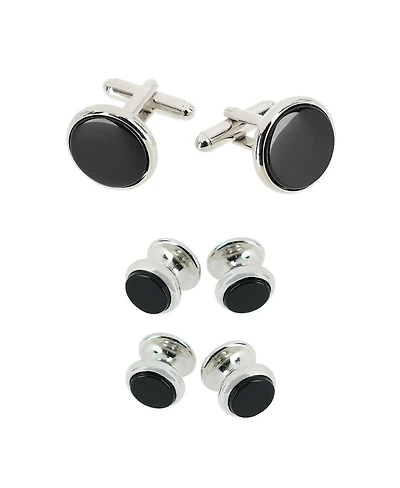 Trafalgar Sutton Genuine Onyx Formal Set (Cufflinks & Tuxedo Studs)
