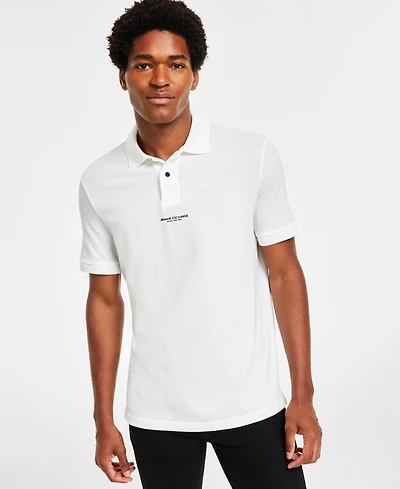 A|X Armani Exchange Men's 91 Short-Sleeve Polo Shirt