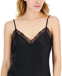 I.n.c. International Concepts Women's Lace-Trim Satin Nightgown, Created for Macy's