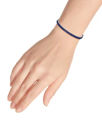 Giani Bernini Cubic Zirconia Baguette Tennis Bracelet Sterling Silver, Created for Macy's