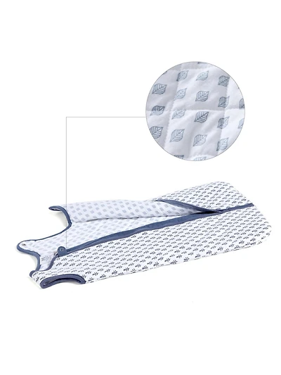 Tog 2.2 (Quilted) - Fort Blue Wearable Baby Sleep Sack, Size Medium 6-18M