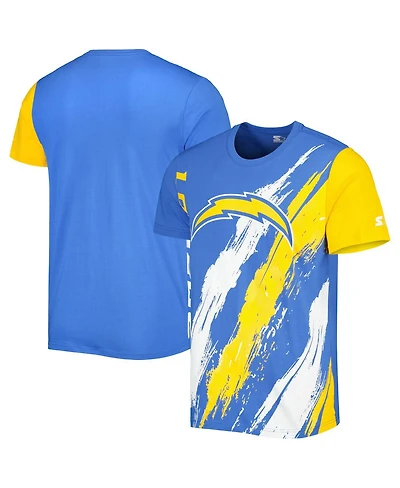 Men's Starter Powder Blue Los Angeles Chargers Extreme Defender T-shirt
