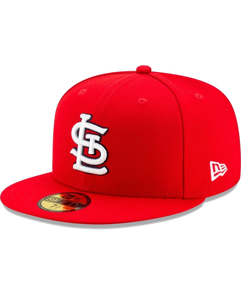 Men's New Era Red St. Louis Cardinals On-Field 2023 World Tour London Series 59FIFTY Fitted Hat