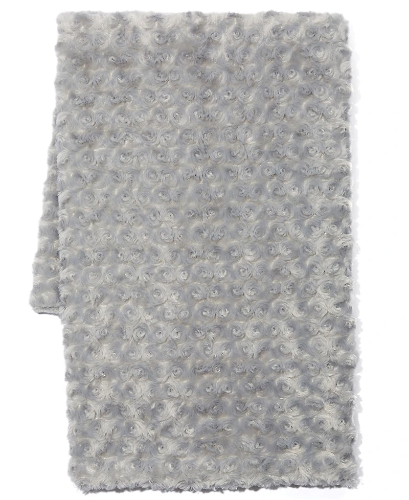 Tendertyme Baby Boys or Girls Curly Plush Blanket, 2 Piece Set