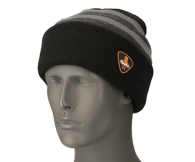 RefrigiWear Men's PolarForce Insulated Reflective Cap - Warm Winter Headwear for Extreme Cold, High Visibility