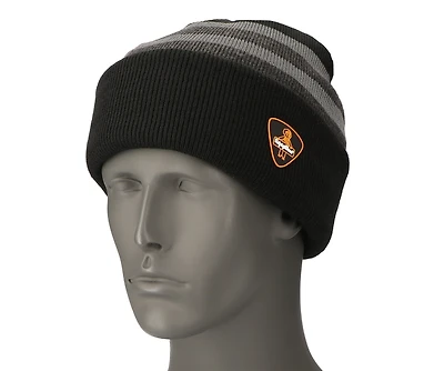 RefrigiWear Men's PolarForce Insulated Reflective Cap - Warm Winter Headwear for Extreme Cold, High Visibility