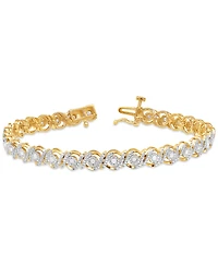 Diamond Swirl Tennis Bracelet (1/2 ct. t.w.)