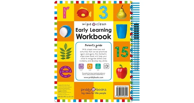 Wipe Clean- Early Learning Workbook by Roger Priddy