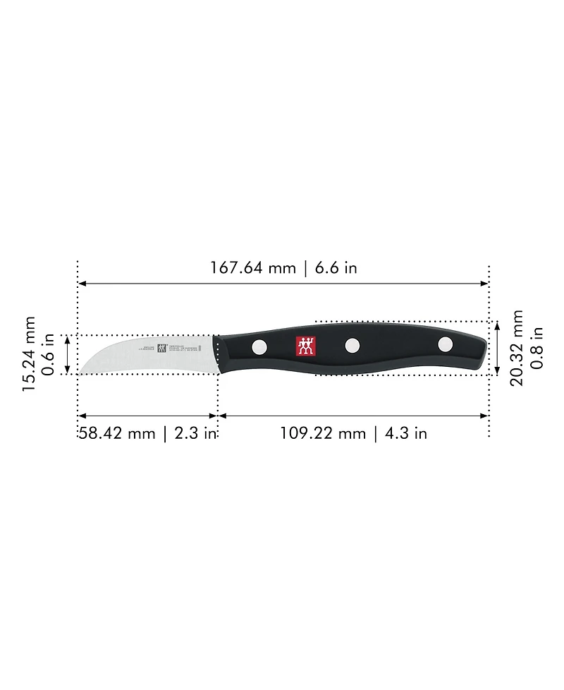 Zwilling Twin Signature 2.75" Bird's Beak Peeling Knife