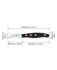 Zwilling Twin Signature 2.75" Bird's Beak Peeling Knife