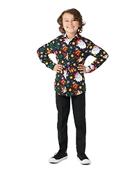 Suitmeister Big Boys Santa Elves Long Sleeves Shirt