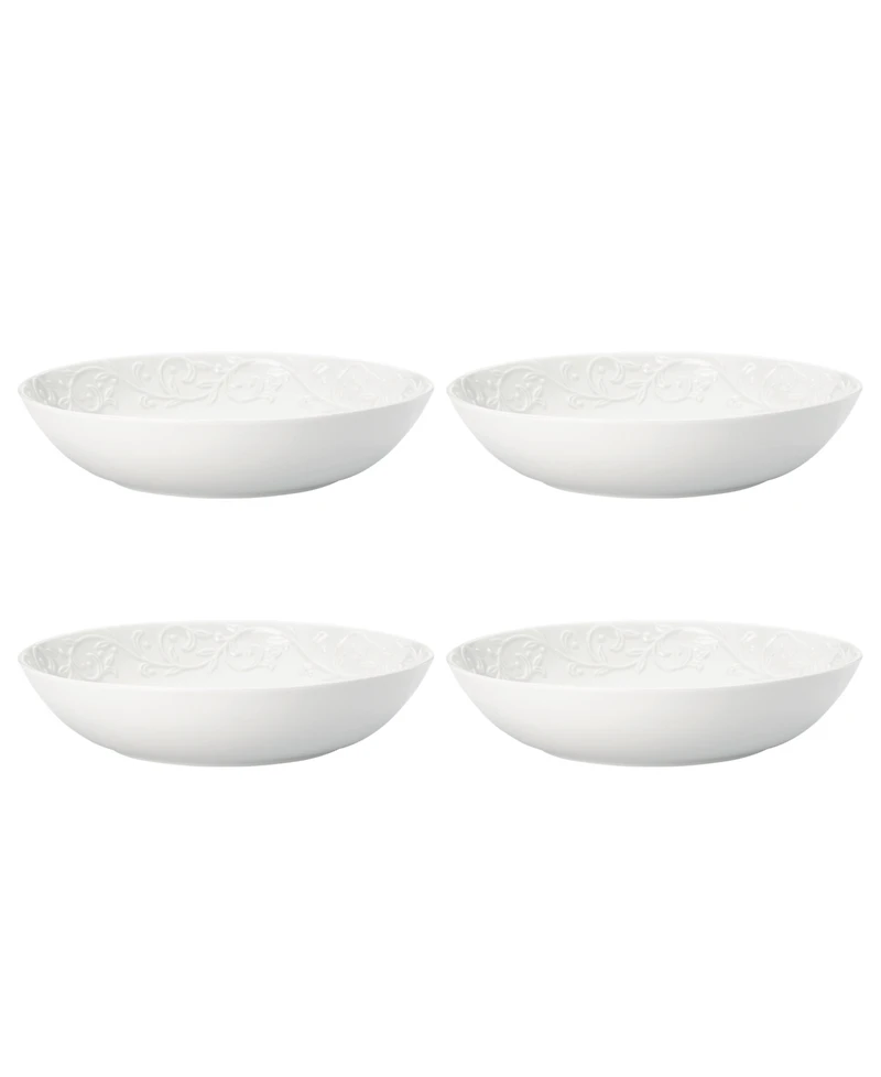 Lenox Opal Innocence Carved Pasta Bowls, Set Of 4