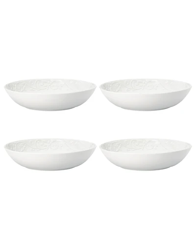 Lenox Opal Innocence Carved Pasta Bowls, Set Of 4