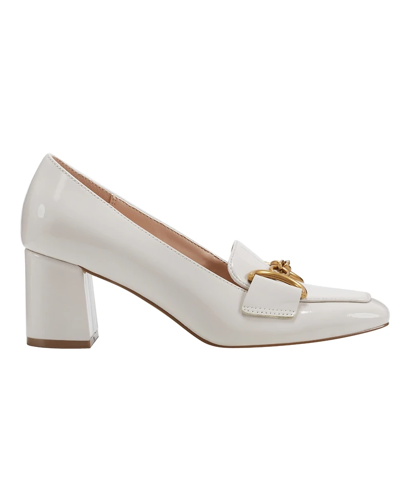 Bandolino Women's Lucien Bit Block Heel Loafers
