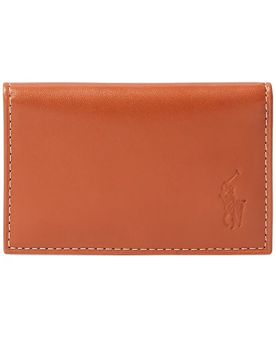 Polo Ralph Lauren Men's Burnished Leather Card Wallet
