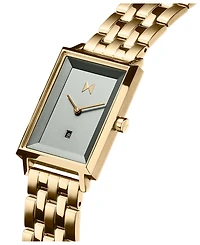Mvmt Women's Signature Square Gold-tone Stainless Steel Bracelet Watch 24mm