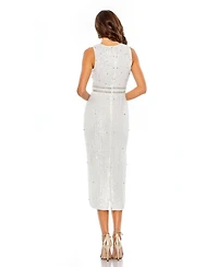 Mac Duggal Women's High Neck Dress