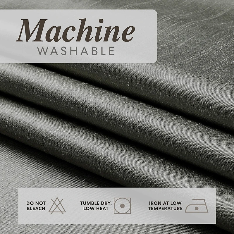 Kate Aurora Artisan Lightweight Transparent Faux Silk Sheer Grommet Single Curtain Panel