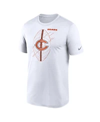 Men's Nike White Chicago Bears Legend Icon Performance T-shirt