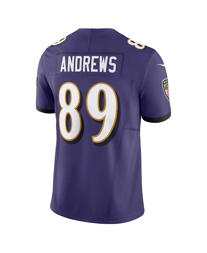 Men's Nike Mark Andrews Purple Baltimore Ravens Vapor F.u.s.e. Limited Jersey