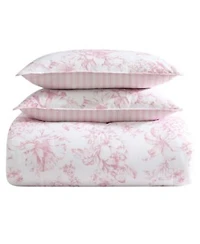 Laura Ashley Delphine Cotton Reversible Comforter Set