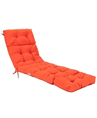 73'' Lounge Chaise Cushion Padded Recliner Cushion