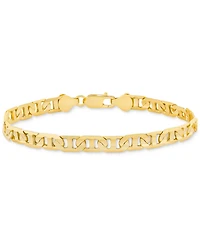 Men's Mariner Link Chain Bracelet in 14k Gold-plated Sterling Silver