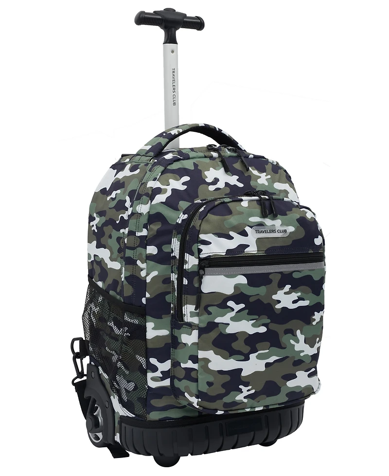 Travelers Club Finley Collection 18" Rolling Backpack