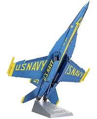Fascinations Metal Earth Premium Series Iconx 3D Metal Model Kit Blue Angels F/A-18 Super Hornet