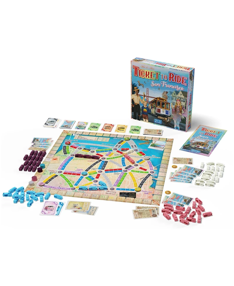 Days of Wonder Ticket to Ride Strategy Game San Francisco