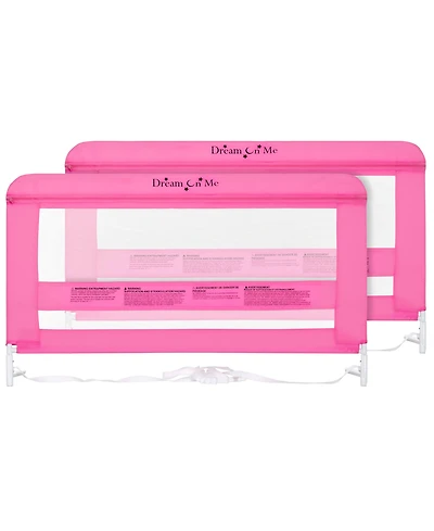 Dream On Me Lilibet Twin/Full/Queen Mesh Safety Bed Rails, Set of 2