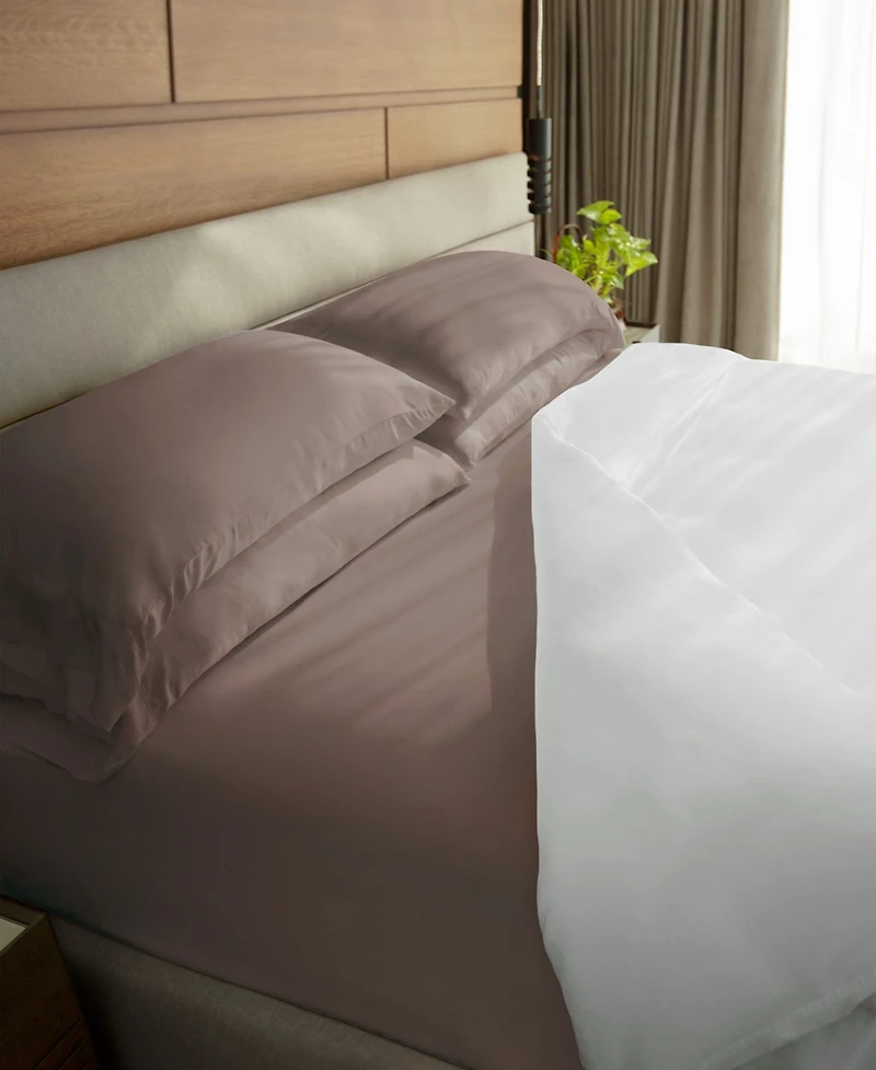 Cariloha Classic 4-Piece Twill Sheet Set | Beach Linen | Queen | Viscose Material |Extra soft, Cooling for Hot Sleepers, Corner Bands
