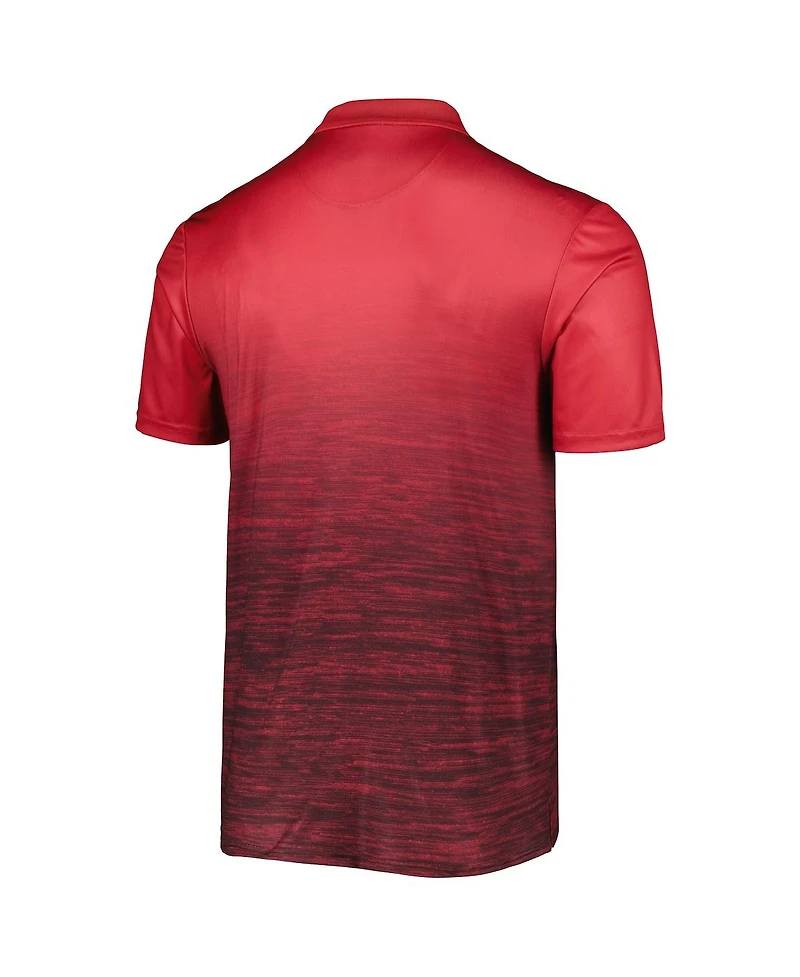Men's Colosseum Crimson Oklahoma Sooners Marshall Polo Shirt