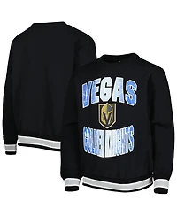 Big Boys Black Vegas Golden Knights Classic Blueliner Pullover Sweatshirt