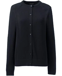 Lands' End Women's Cotton Modal Cardigan Sweater