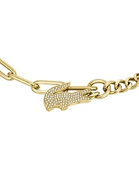 Lacoste Stainless Steel Crocodile Chain Bracelet