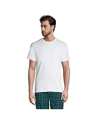 Lands' End Men's Crewneck Undershirt 3 Pack