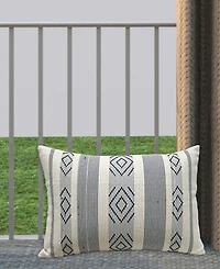 Vibhsa Linden Street Jacquard Woven Decorative Pillow, 14'' x 20''