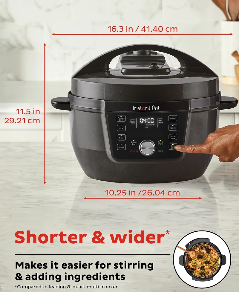 Instant Pot 7.5Qt Rio Wide Plus 9-in-1 Multi-Cooker