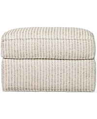 Jalia Fabric Chair Ottoman, Created for Macy's