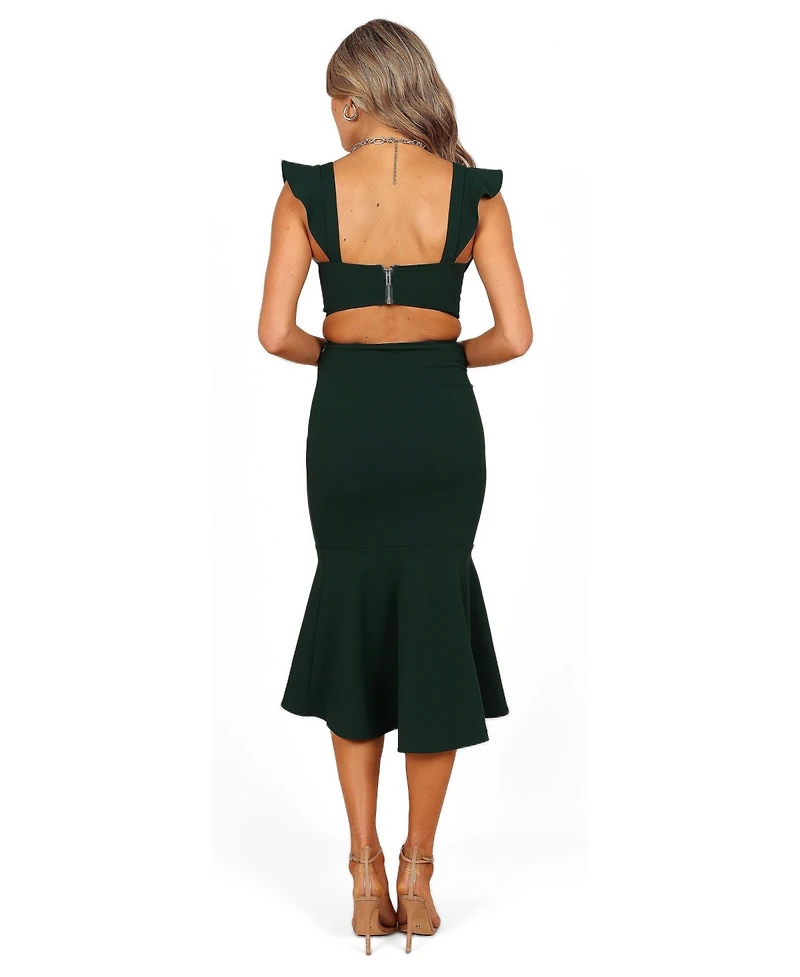 Petal and Pup Women's Yvonne High Low Midi Dress