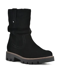 White Mountain Women's Glean Lug Sole Mid Shaft Boots