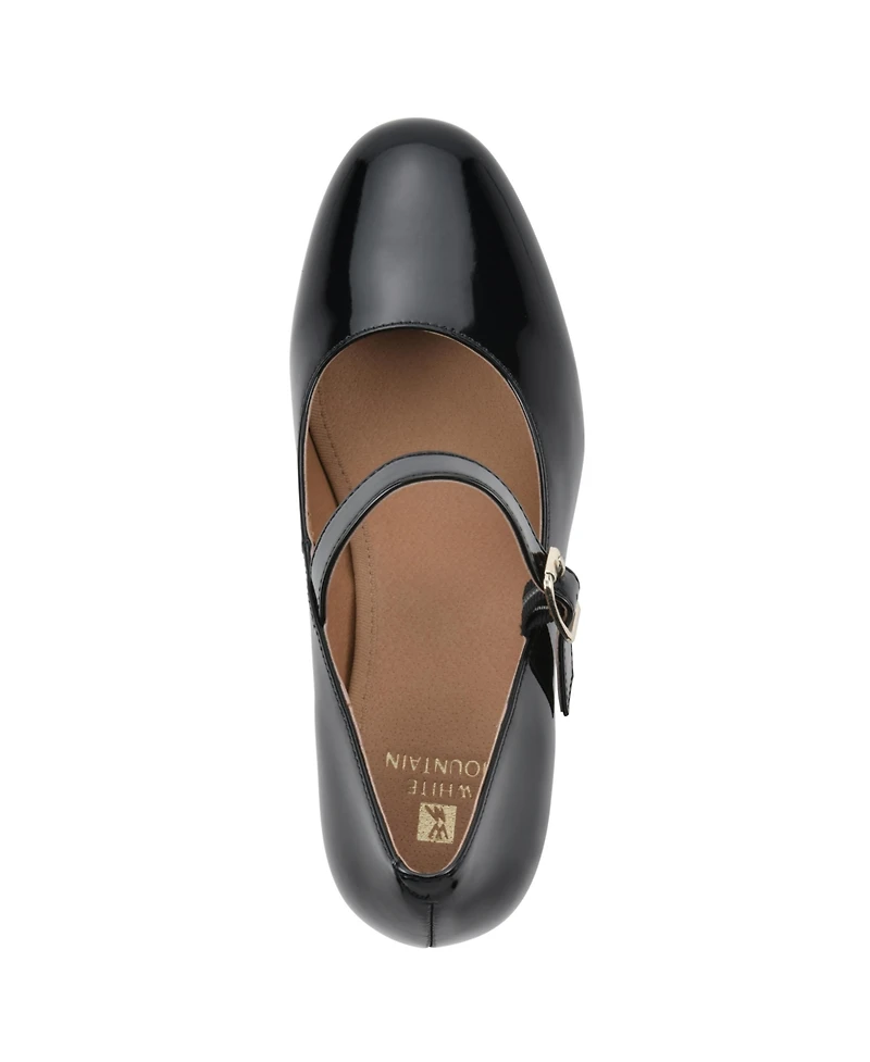 White Mountain Women's Frenzies Mary Jane Heeled Pumps