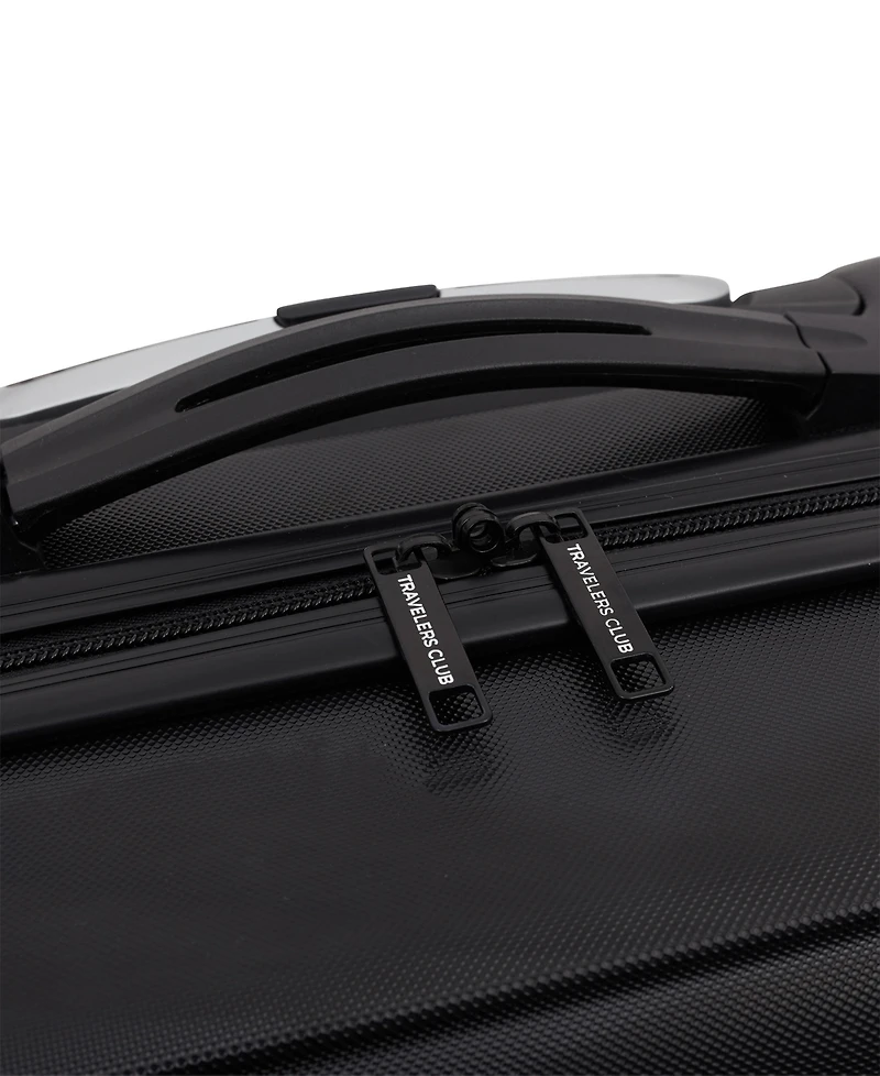 Travelers Club Skyline Collection 20" Rolling Carry-On with 360 Degree 4-Wheel System